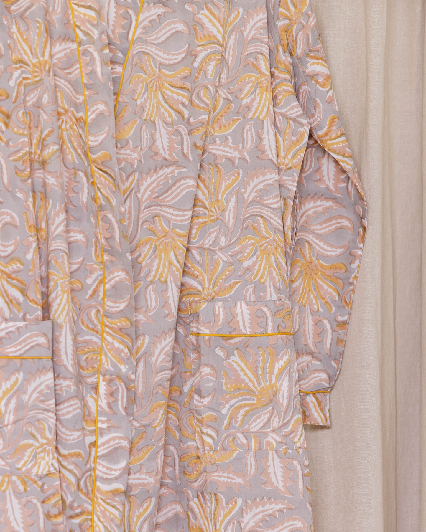 Cotton Block Printed Dressing Gowns