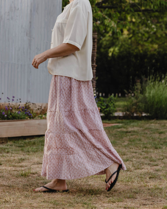 Hand Block Printed Maxi Skirts