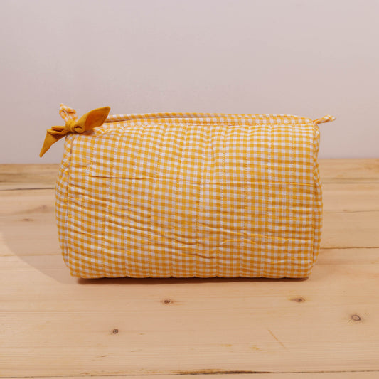 Gingham Wash Bags