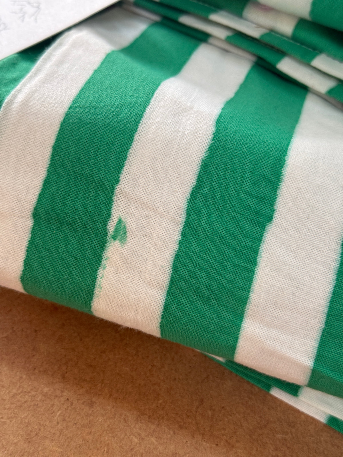 SECONDS Stars and Stripes Hand Block Printed Table Cloths