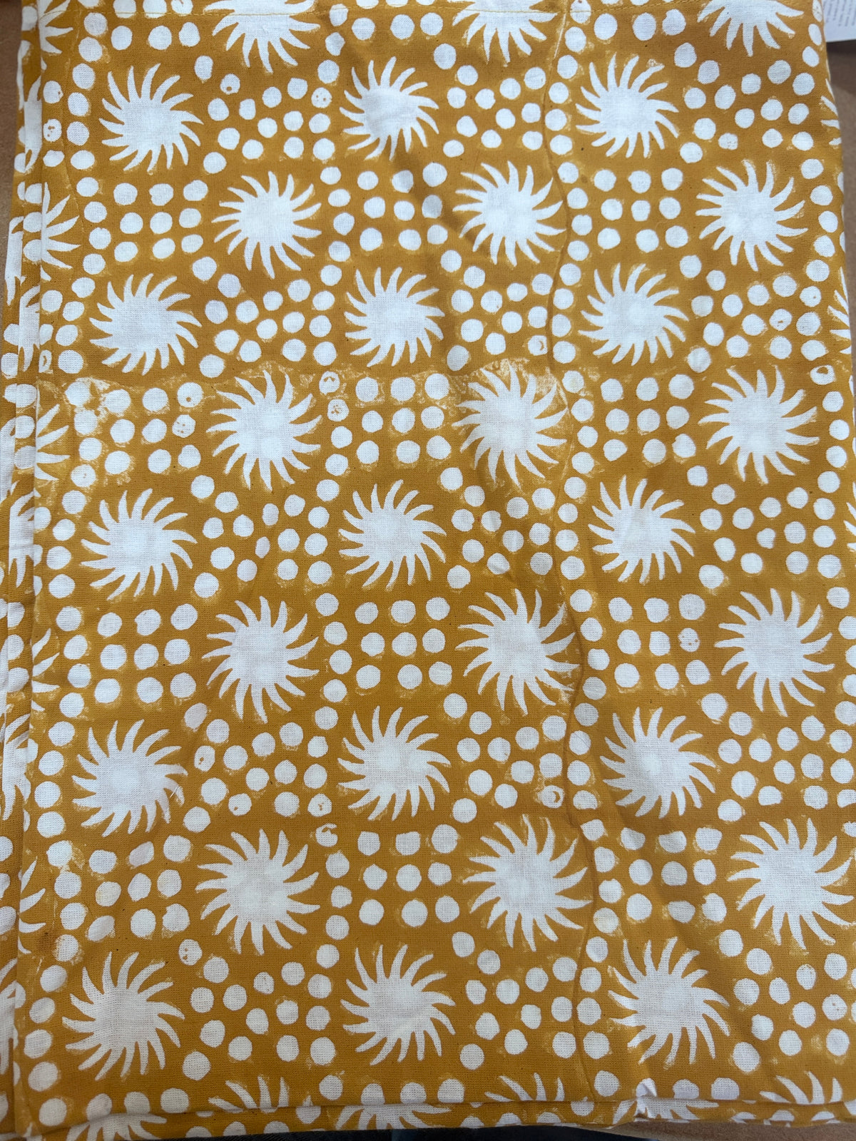 SECONDS Sunburst Block Print Napkins