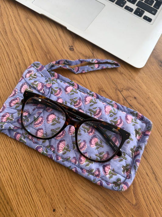 Block Print Glasses Cases