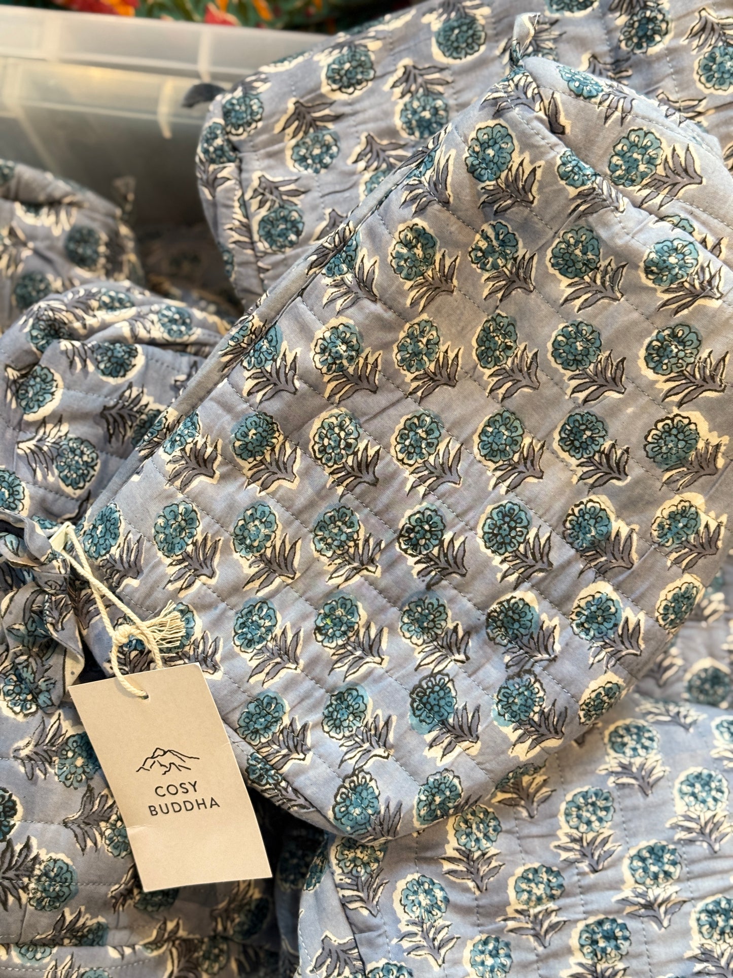 NEW SEASON Hand Block Printed Wash Bags