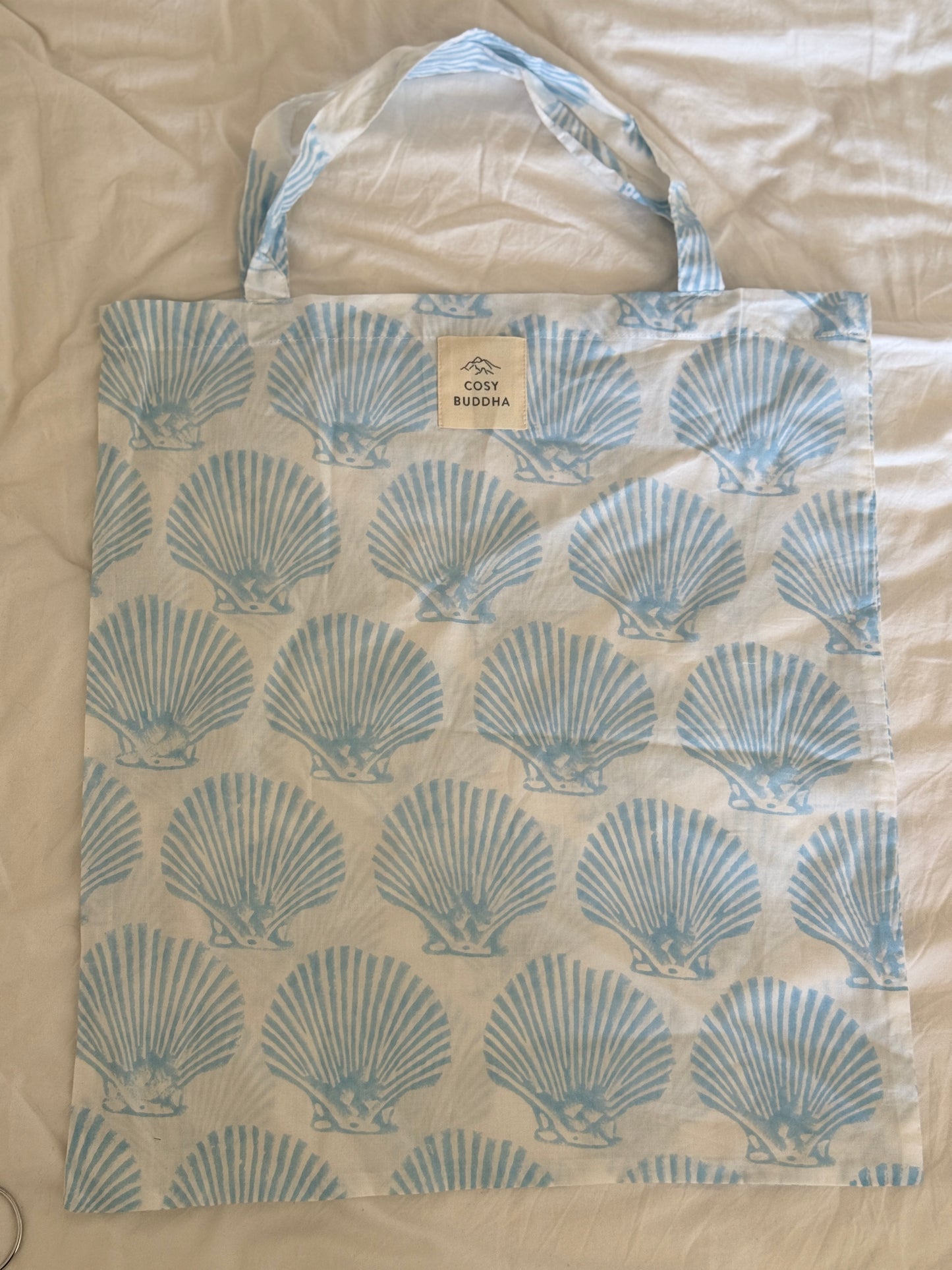 Block Print Cotton Shopper Tote