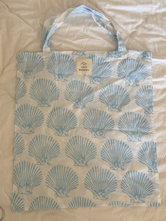 Block Print Cotton Shopper Tote