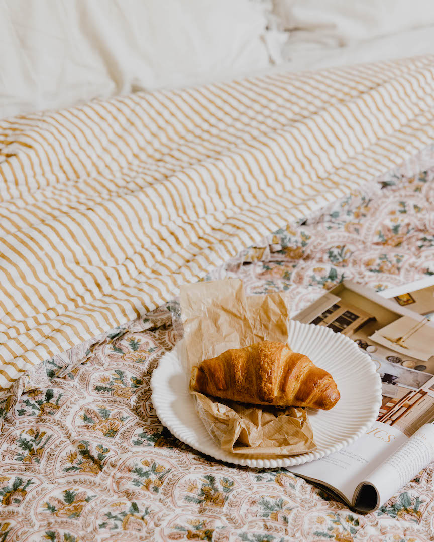 Pink City Courtyard Reversible Quilt