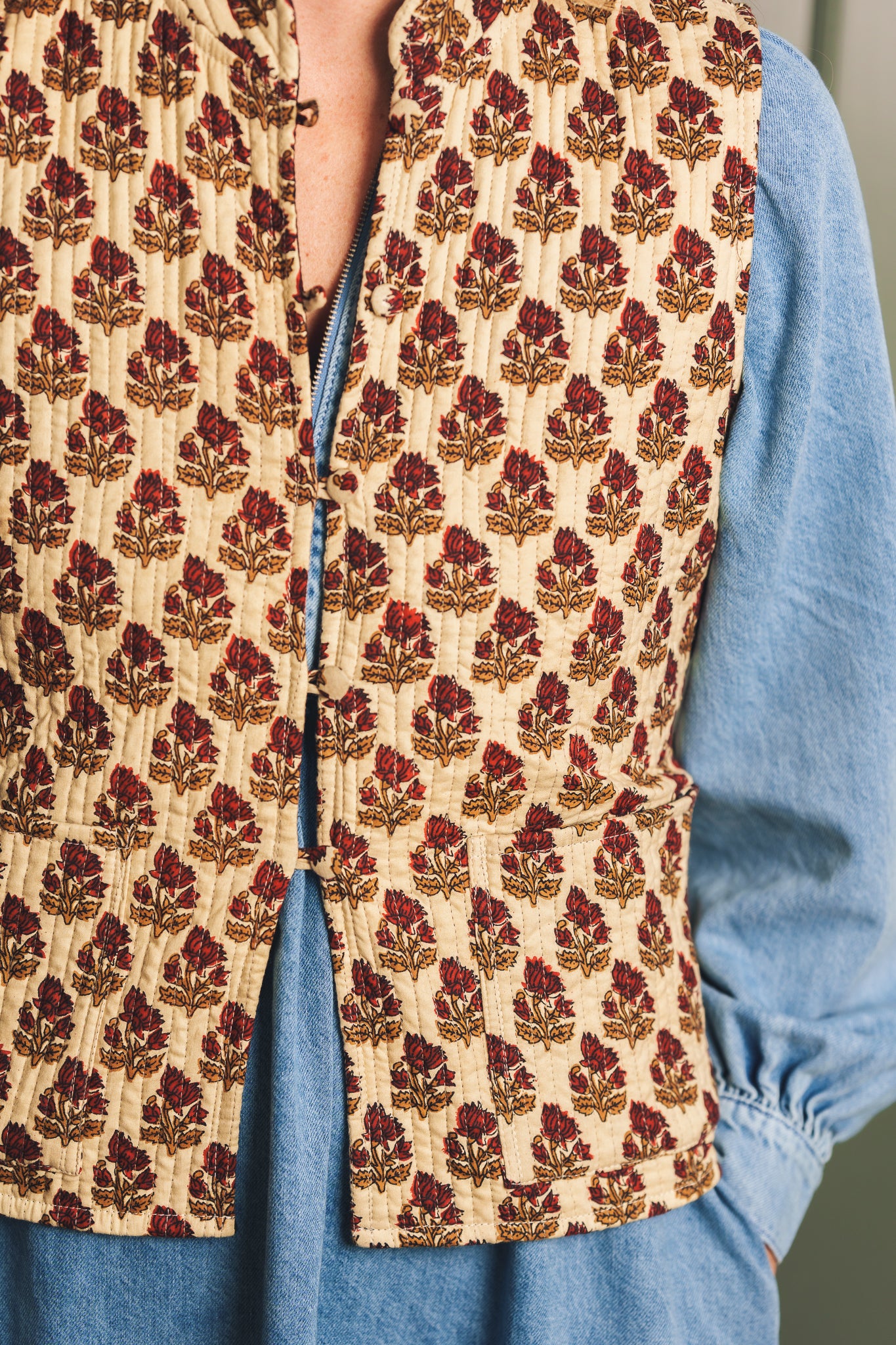 Block Print Waistcoats