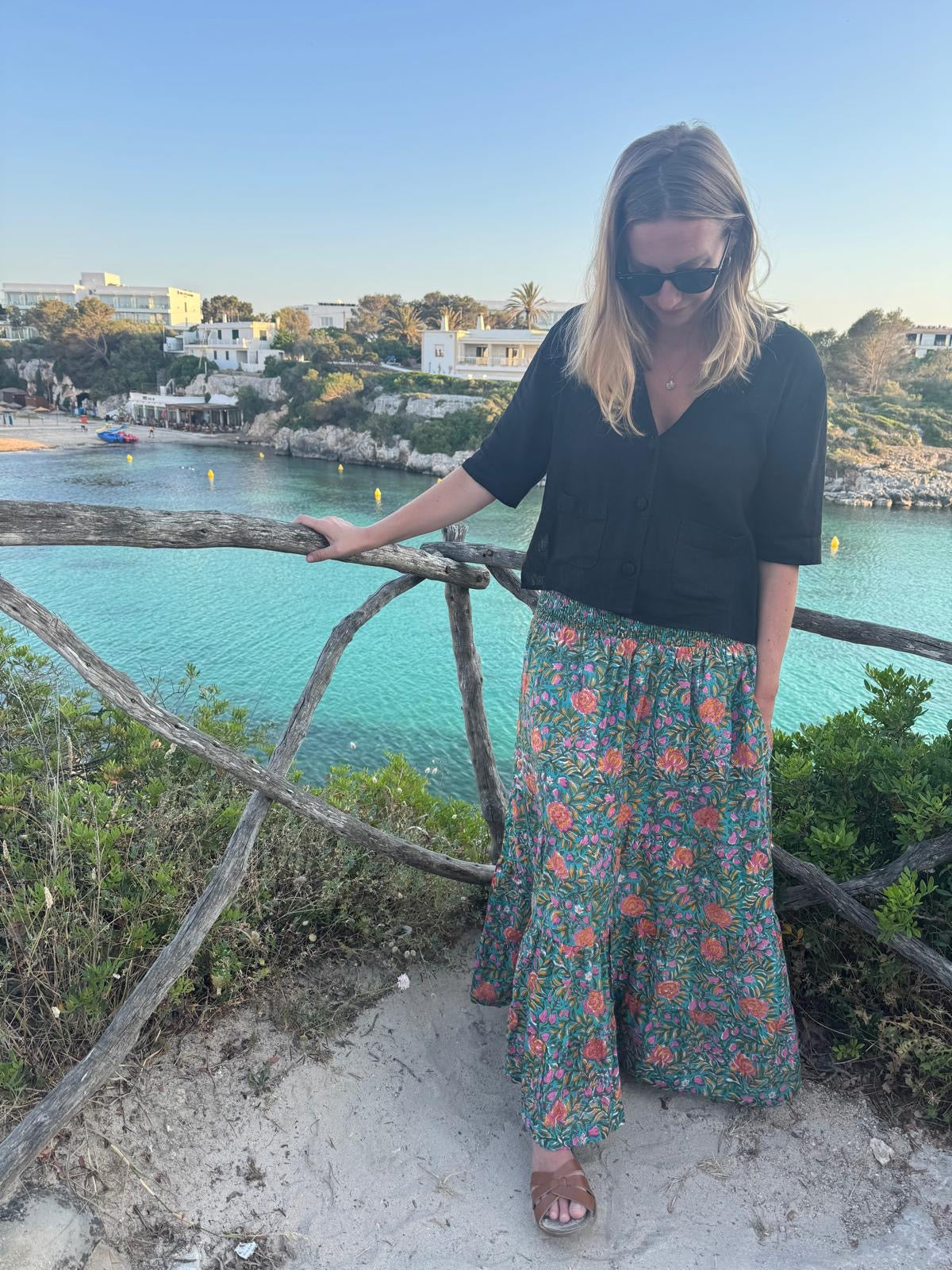 Hand Block Printed Maxi Skirts