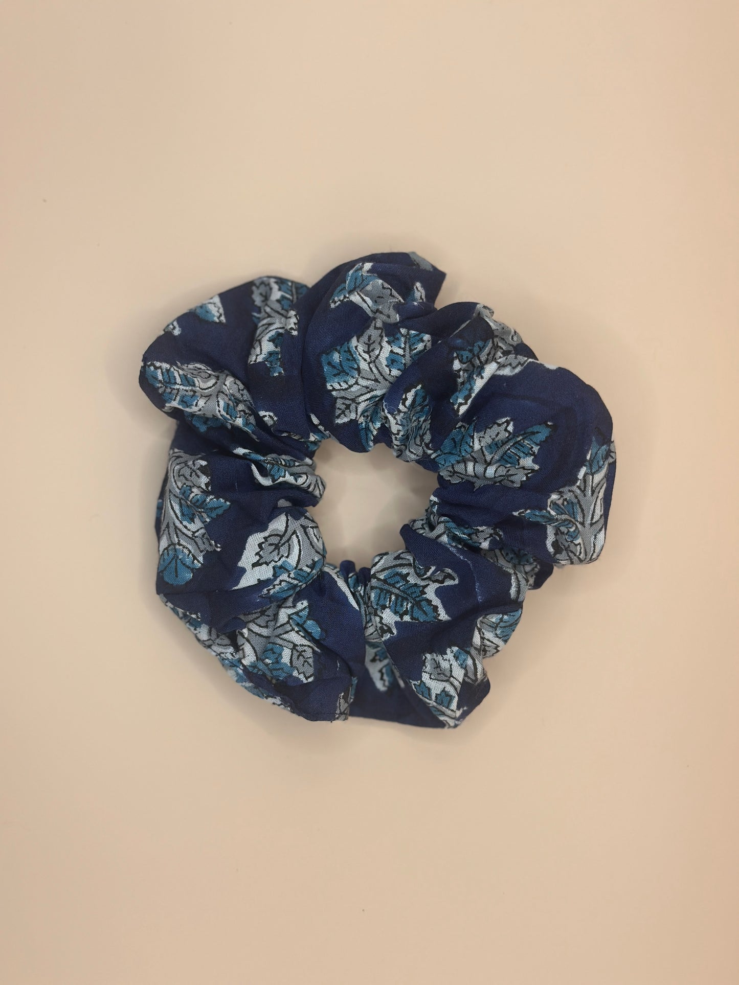 Block Print Scrunchies