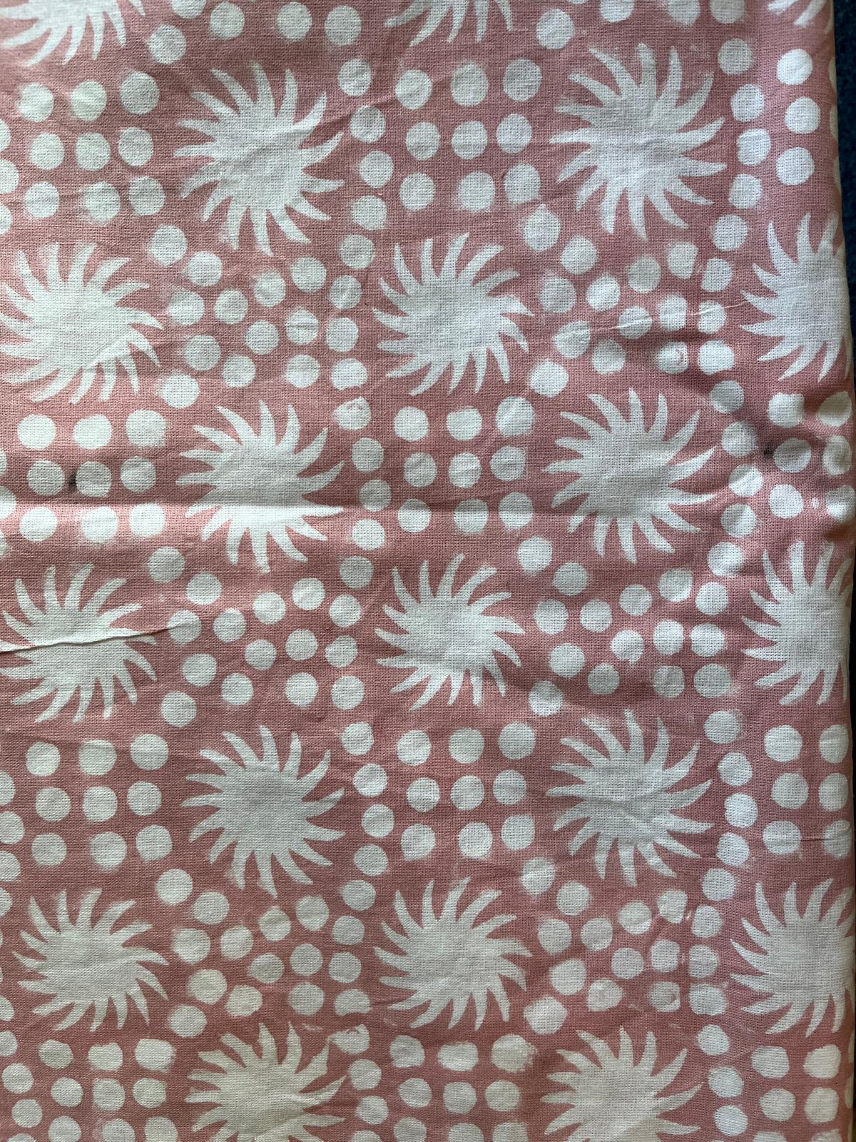 SECONDS Sunburst Block Print Tablecloths