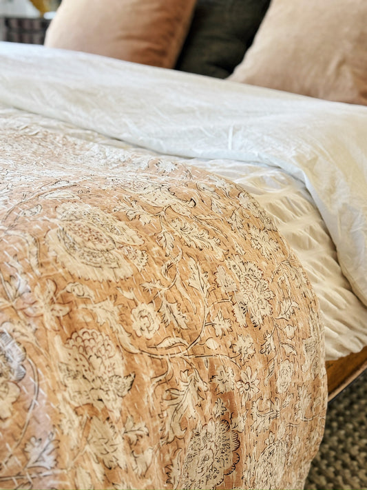 Blush Kantha Quilt