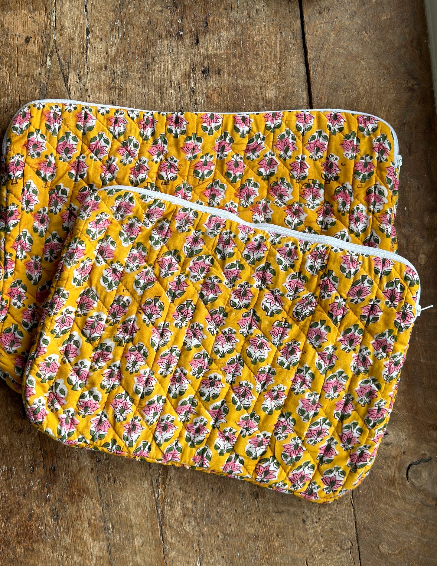 Hand Block Printed Laptop & Tablet Sleeves