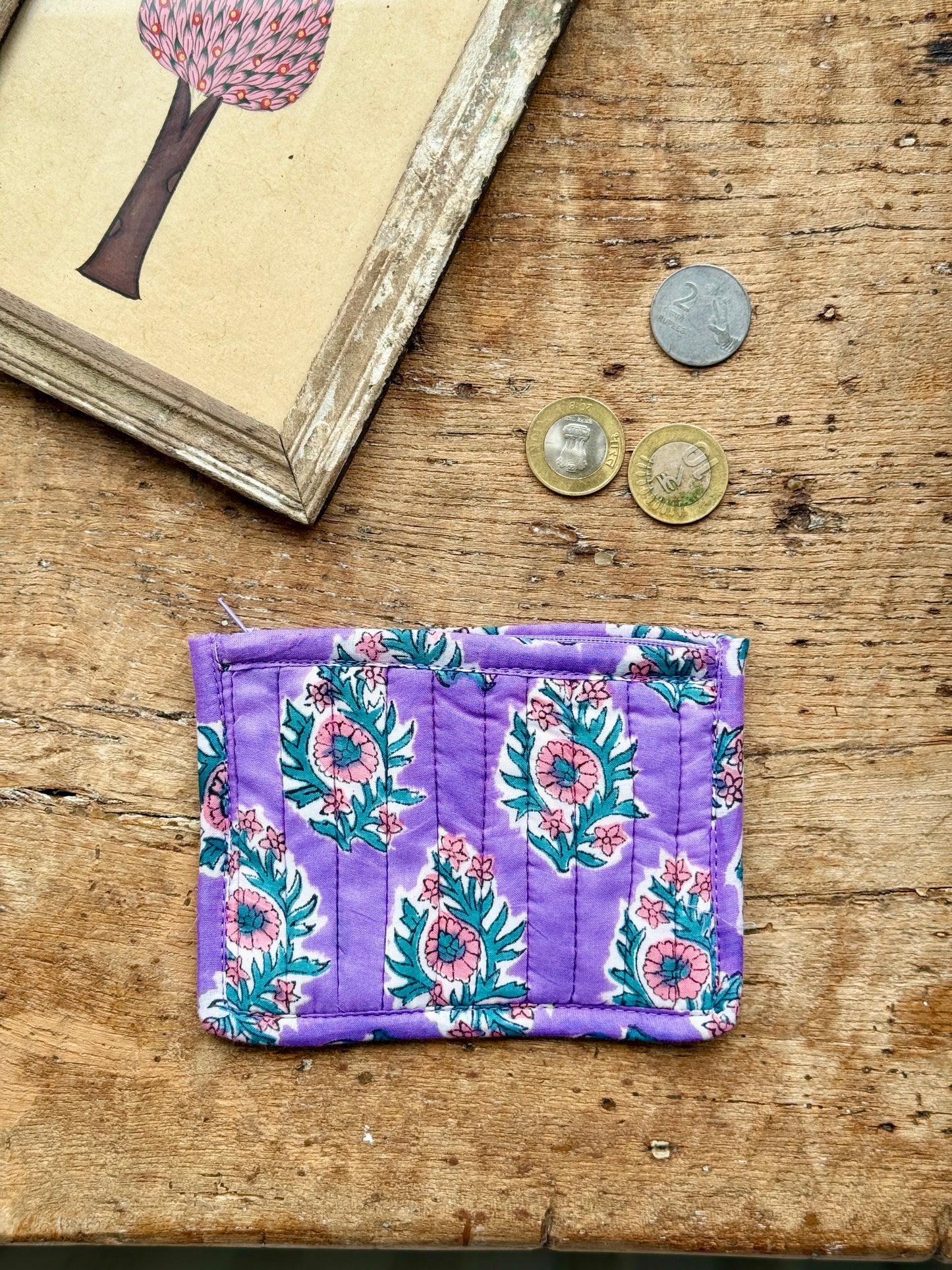 Block Print Coin Purses