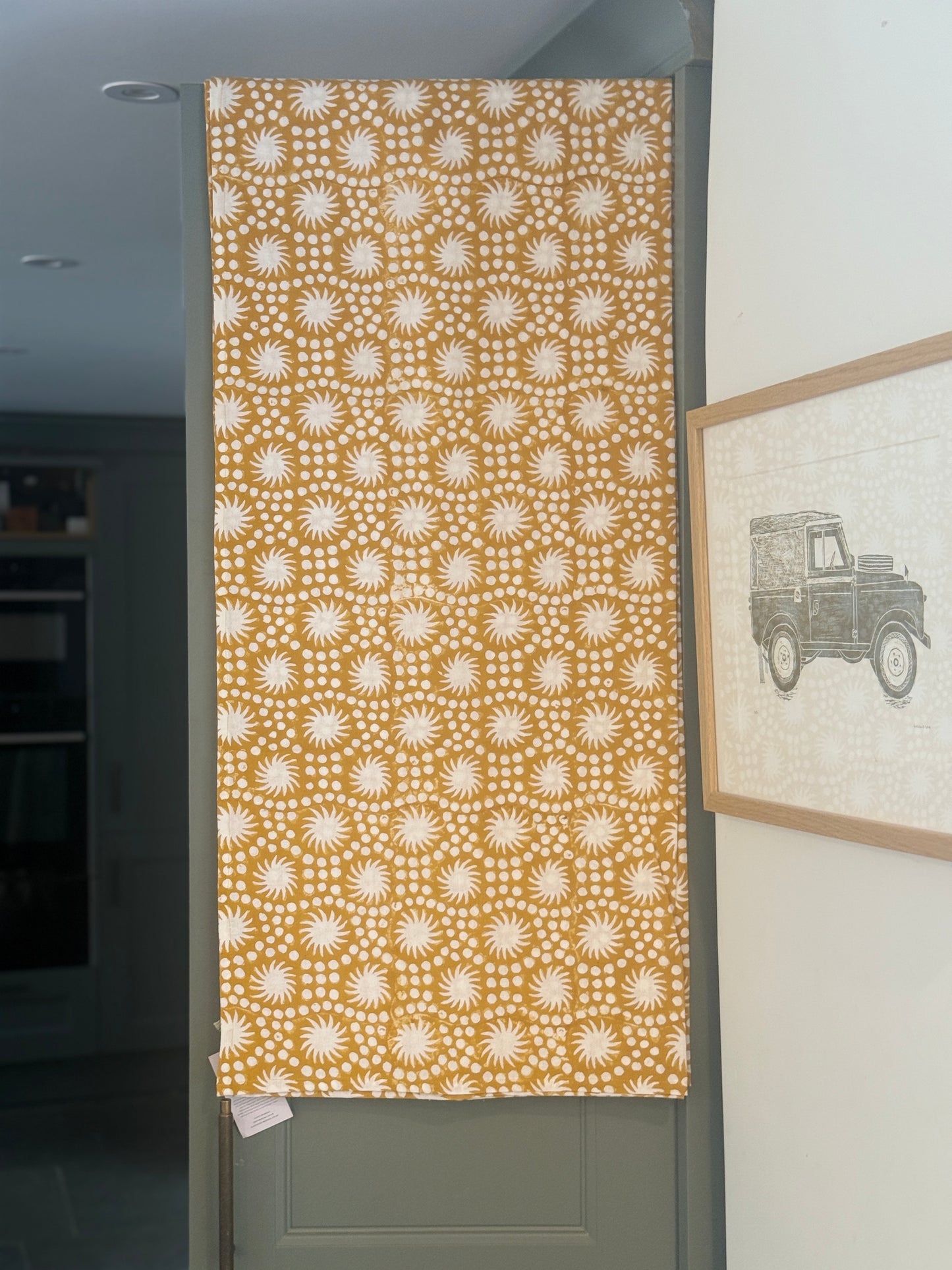 SECONDS Sunburst Block Print Tablecloths