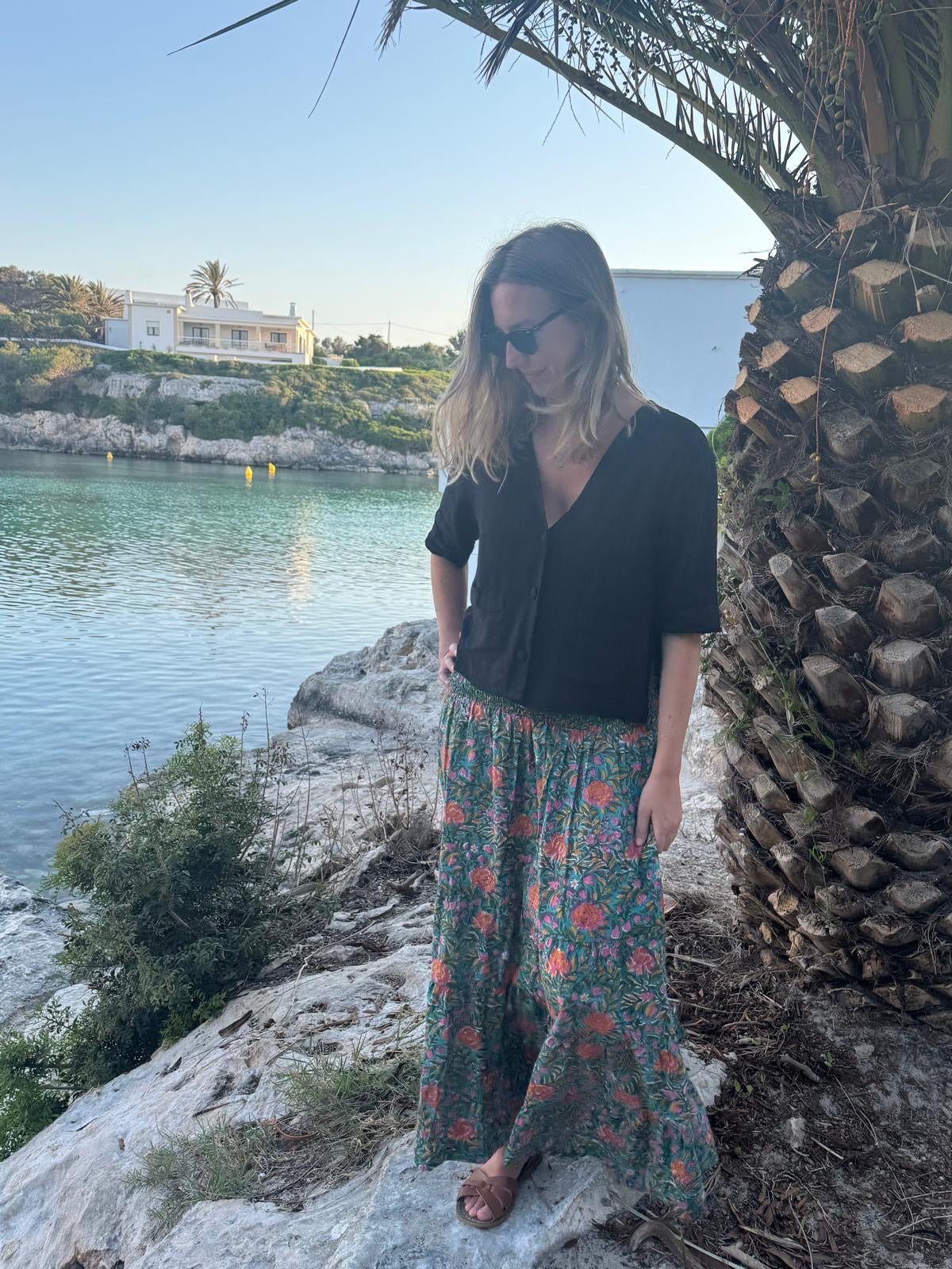 Hand Block Printed Maxi Skirts