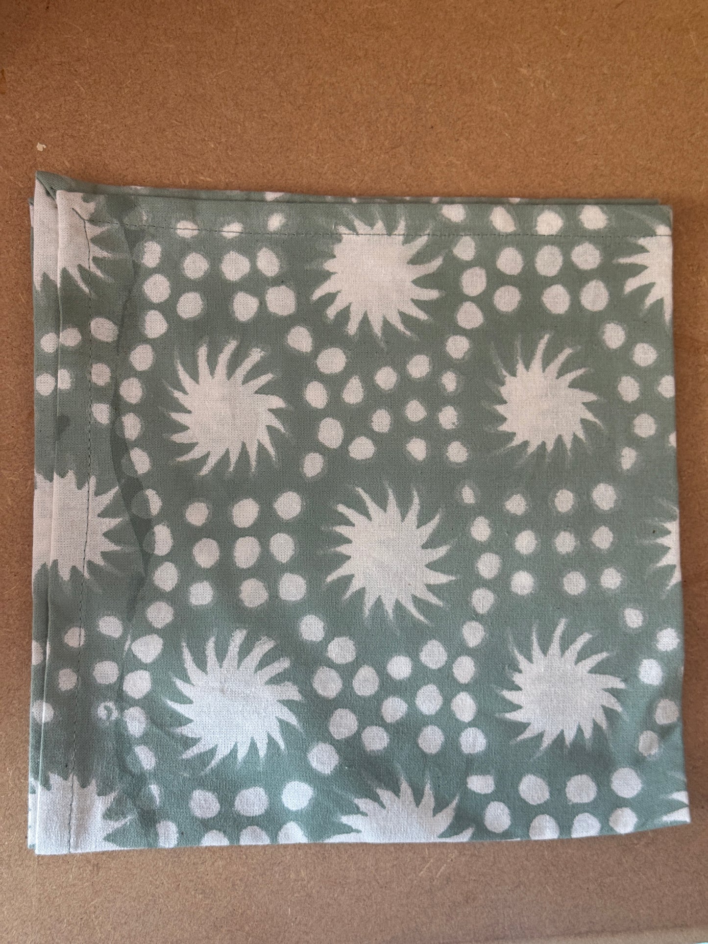 SECONDS Sunburst Block Print Napkins