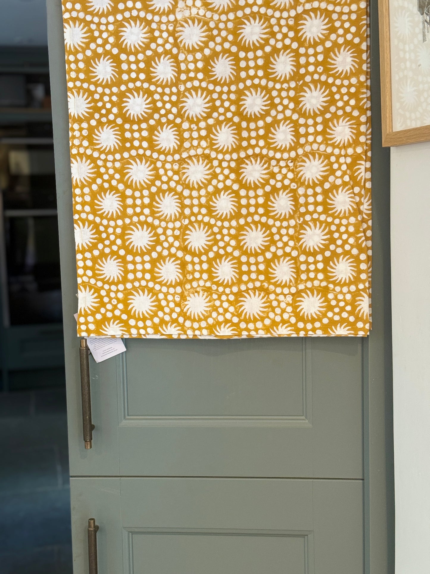 SECONDS Sunburst Block Print Tablecloths