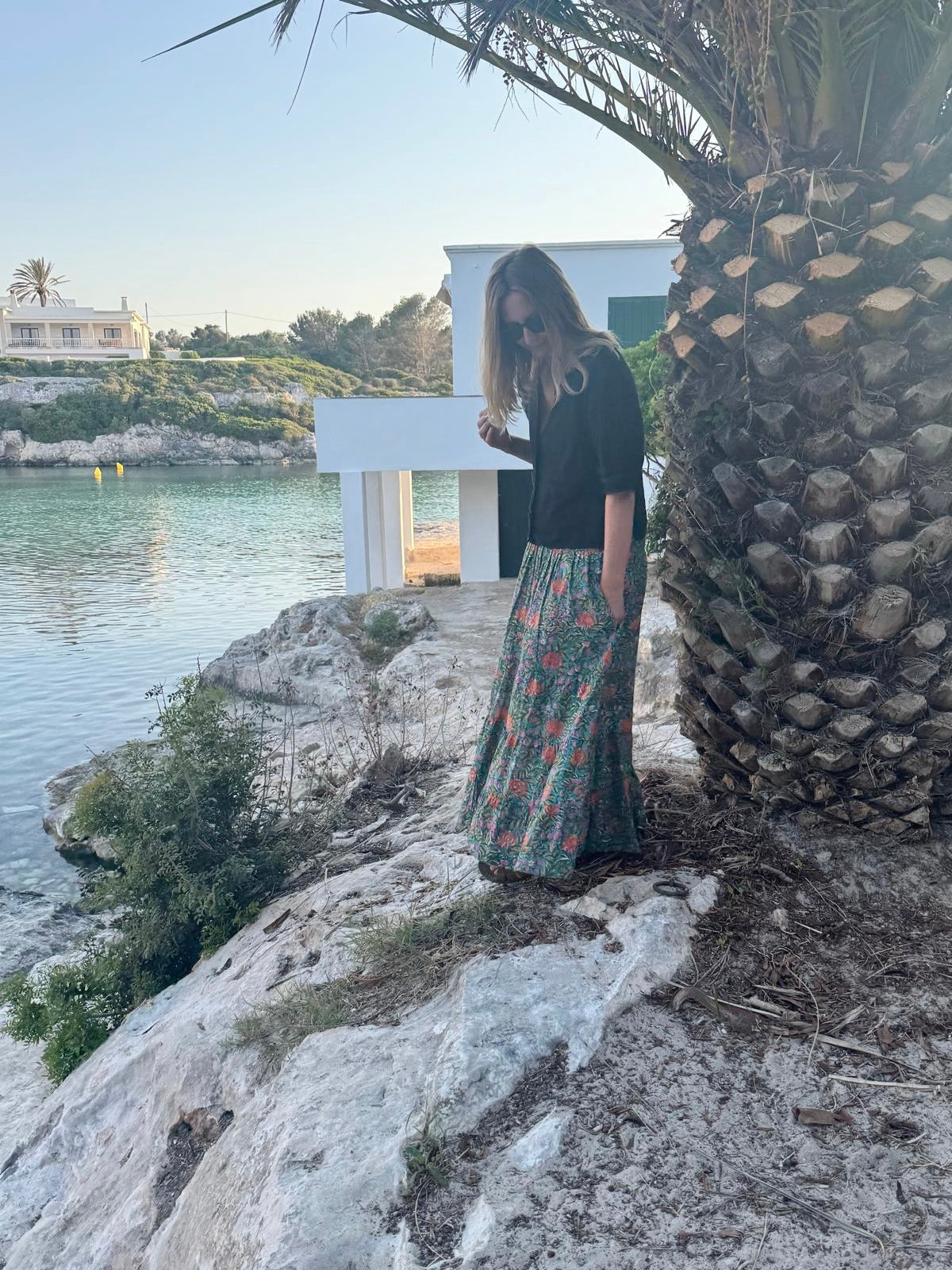 Hand Block Printed Maxi Skirts