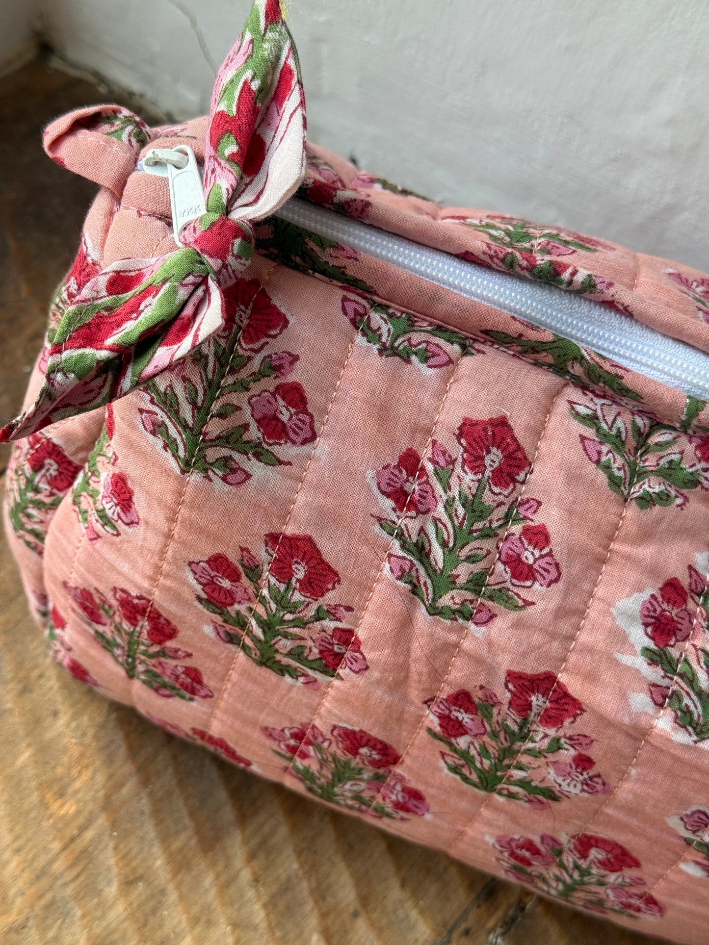Hand Block Printed Wash Bags