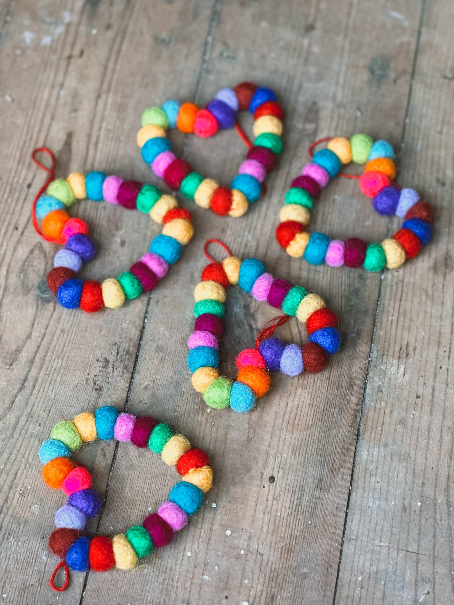 Felt Pom Pom Decorations