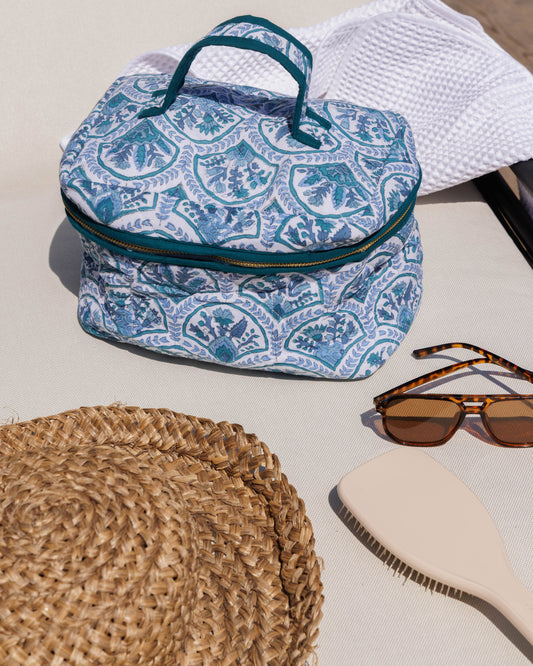 Blue City Courtyard Vanity Case