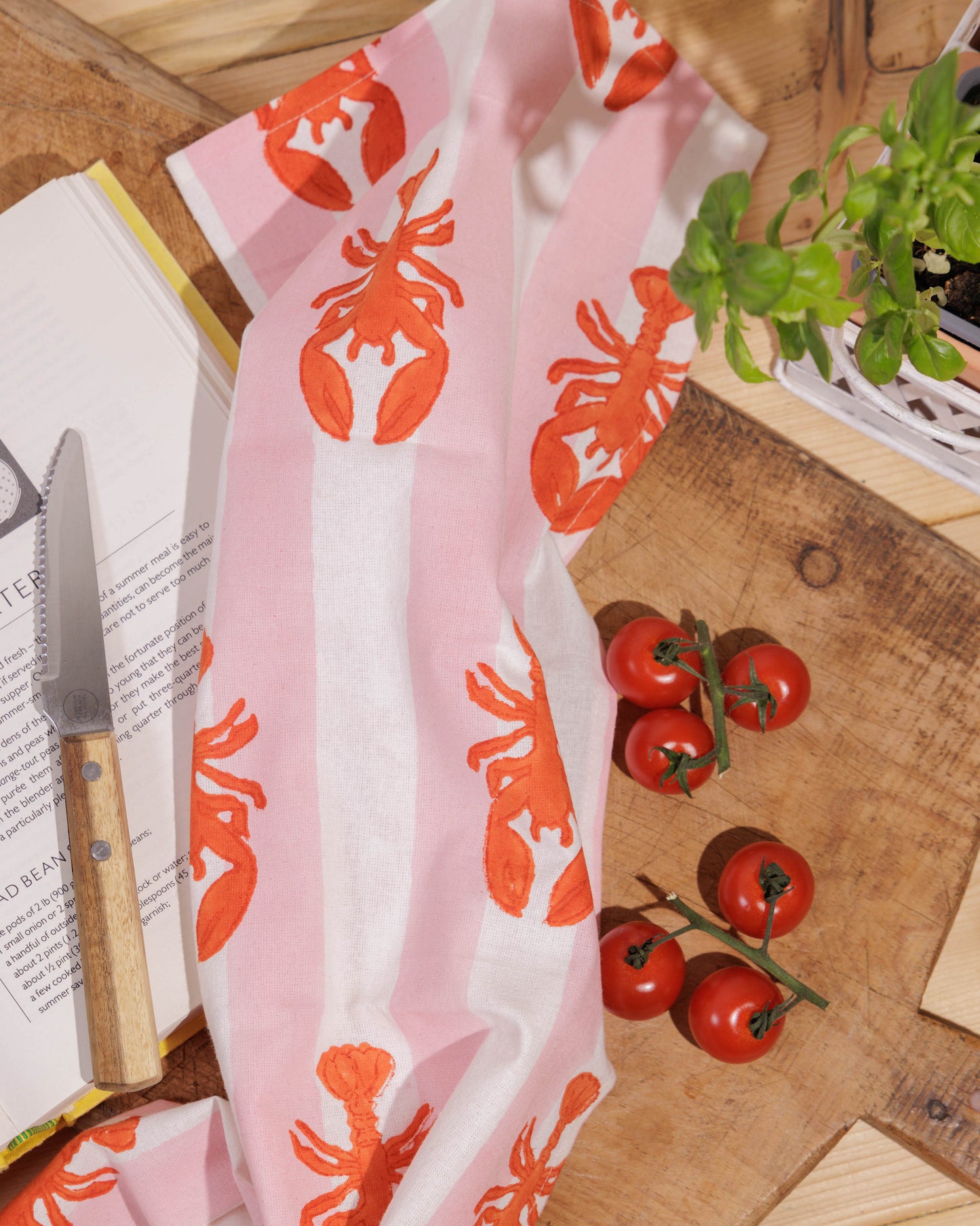 Hand Block Printed Tea Towels
