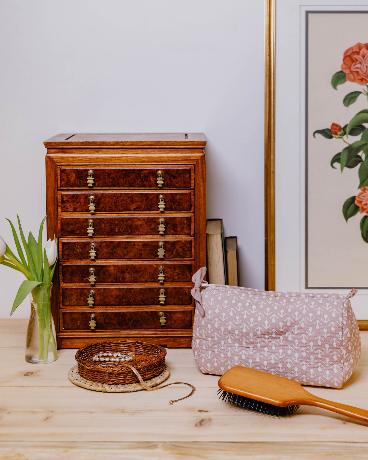 Hand Block Printed Wash Bags
