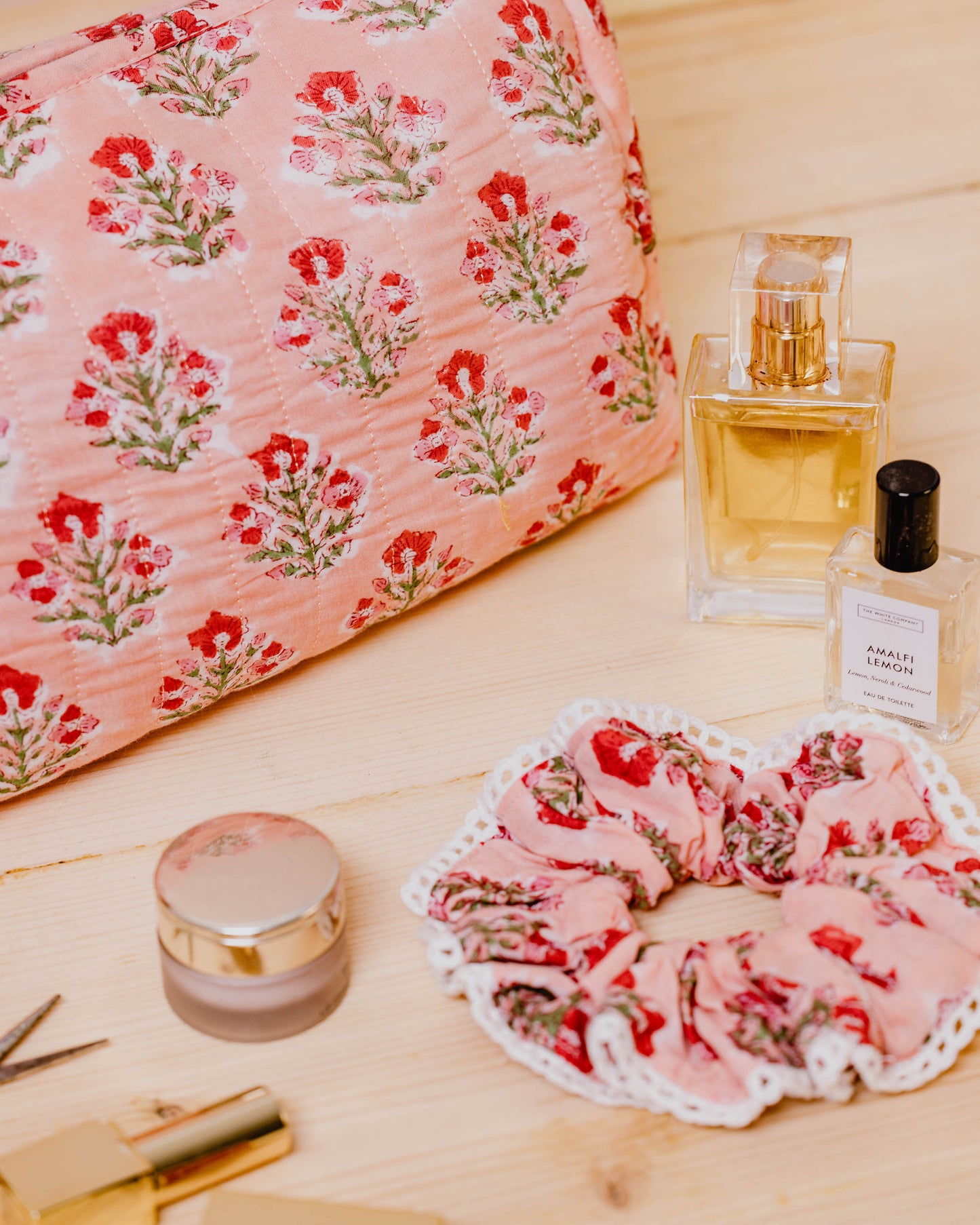 Hand Block Printed Wash Bags