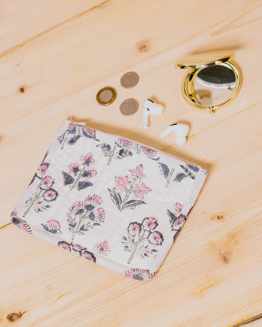 Block Print Flat Pouches