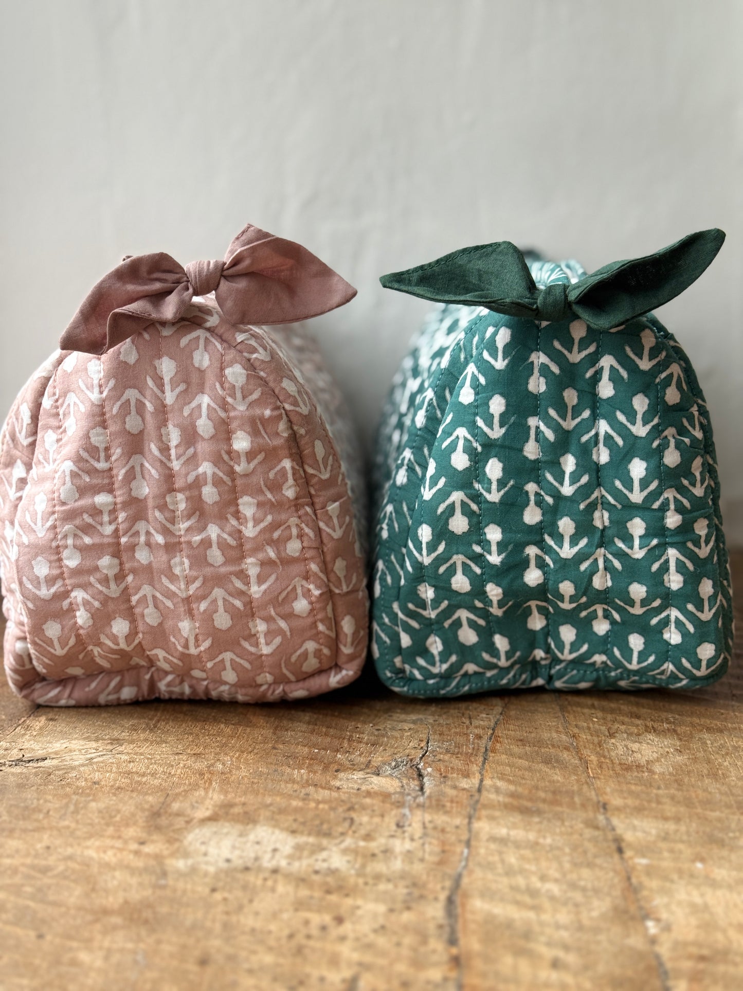 Hand Block Printed Wash Bags