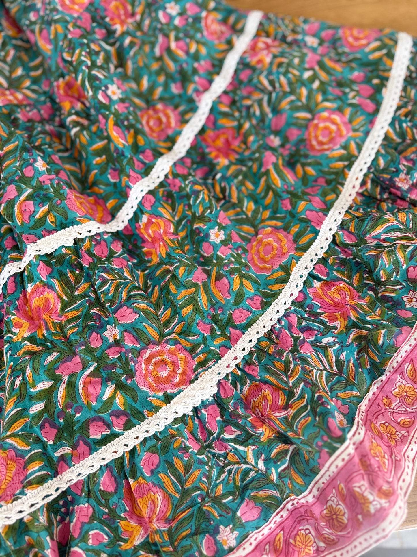 Hand Block Printed Maxi Skirts