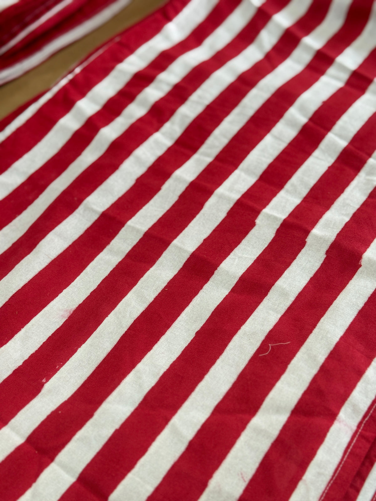 SECONDS Stars and Stripes Hand Block Printed Table Cloths