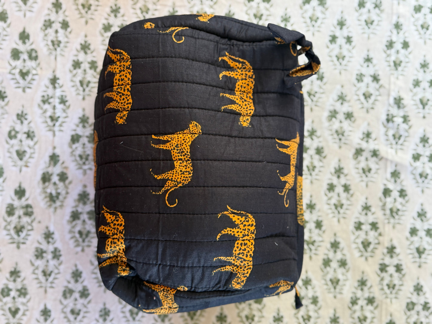 CLEARANCE Hand Block Printed Wash Bags