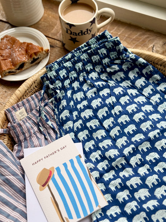 Block Print Pyjama Bottoms