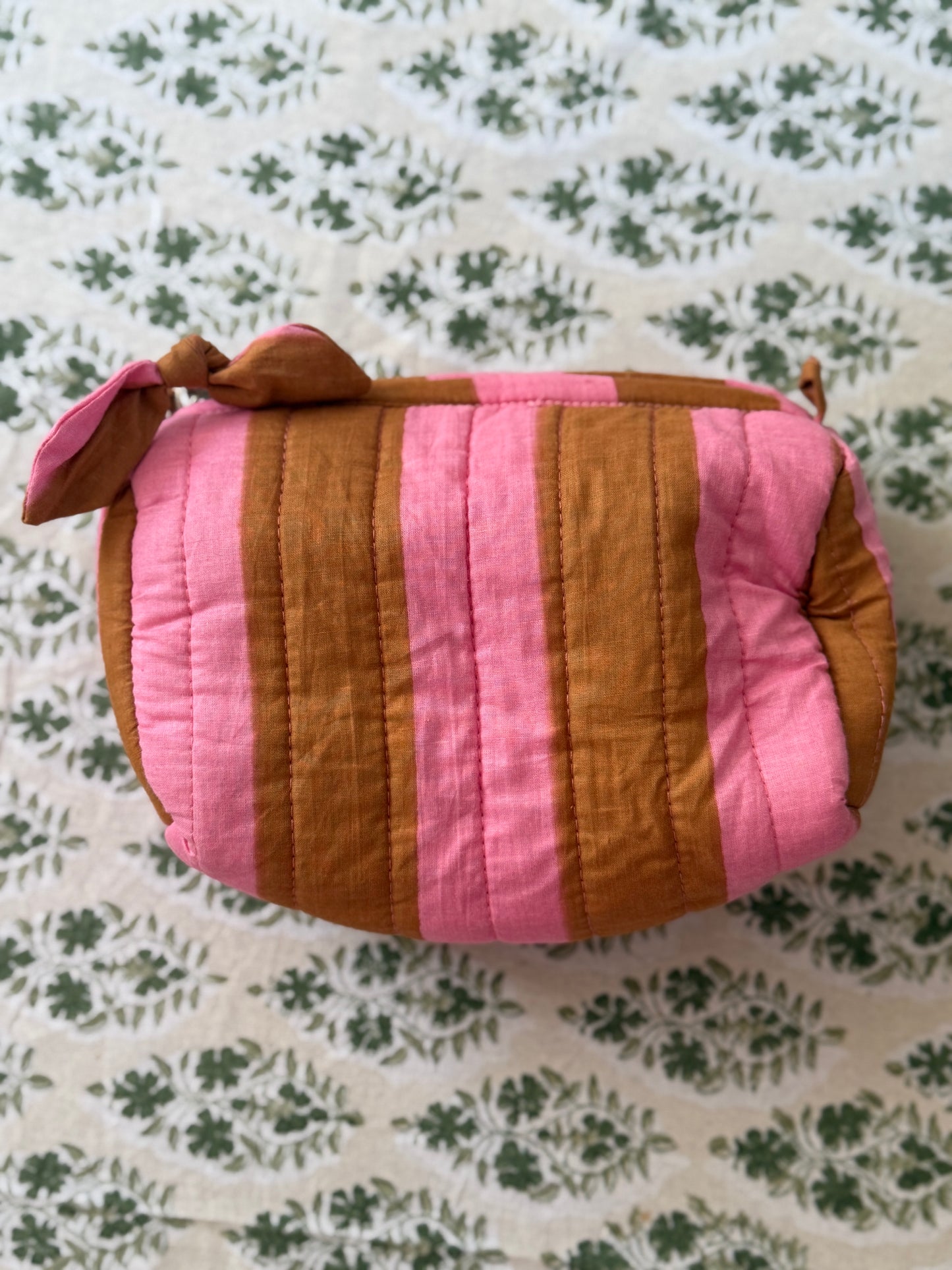 CLEARANCE Hand Block Printed Wash Bags