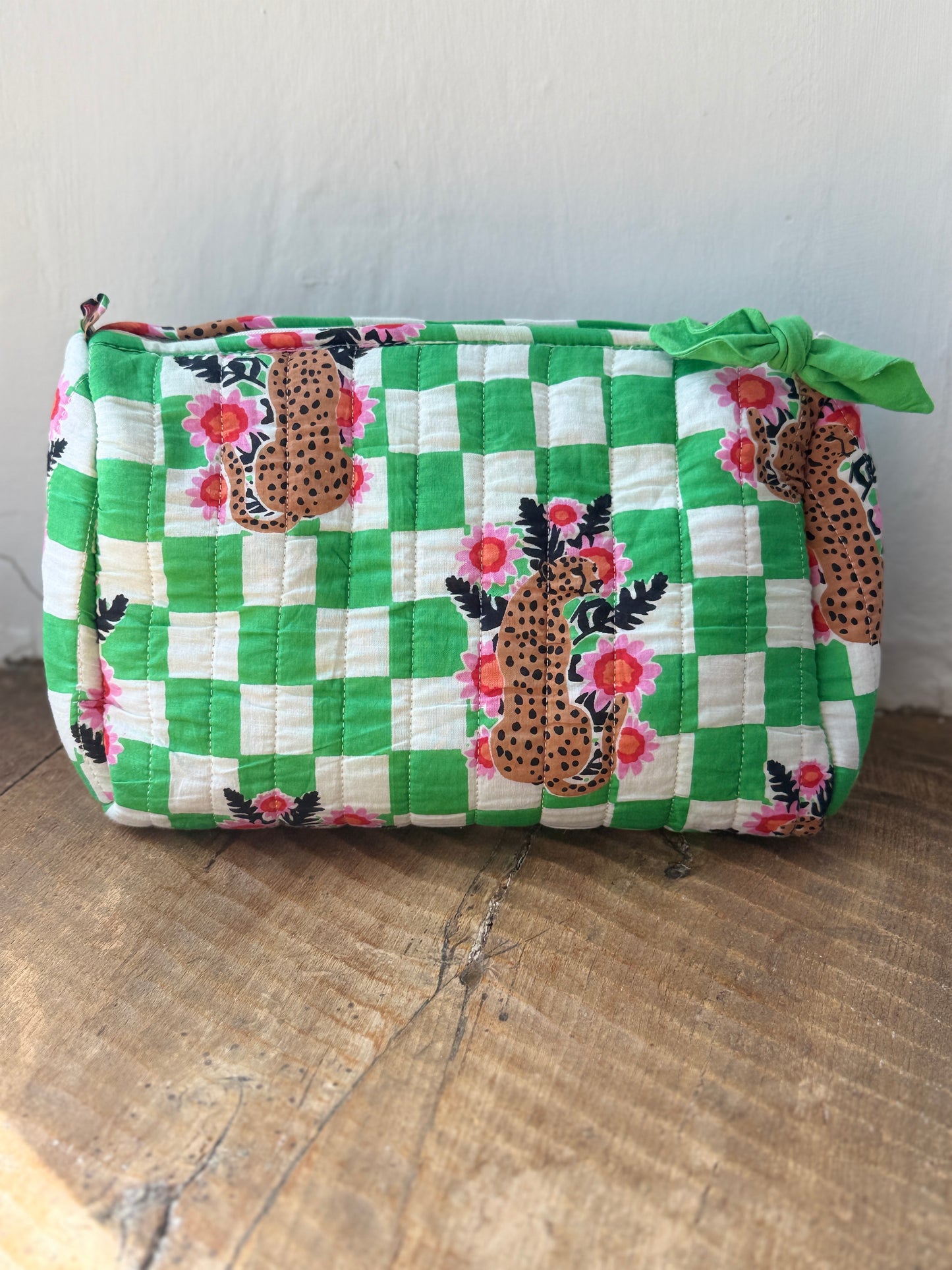 CLEARANCE Hand Block Printed Wash Bags