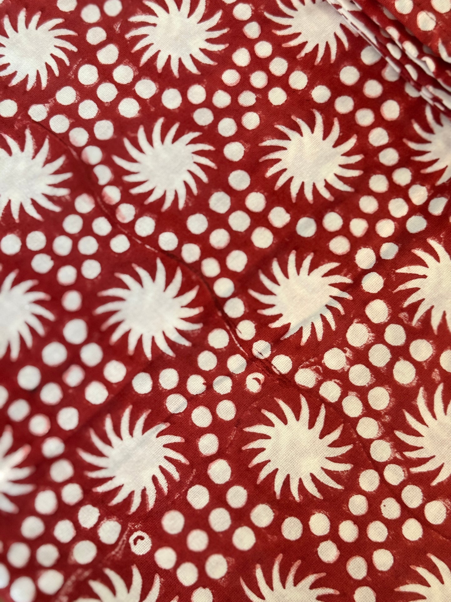 SECONDS Sunburst Block Print Tablecloths