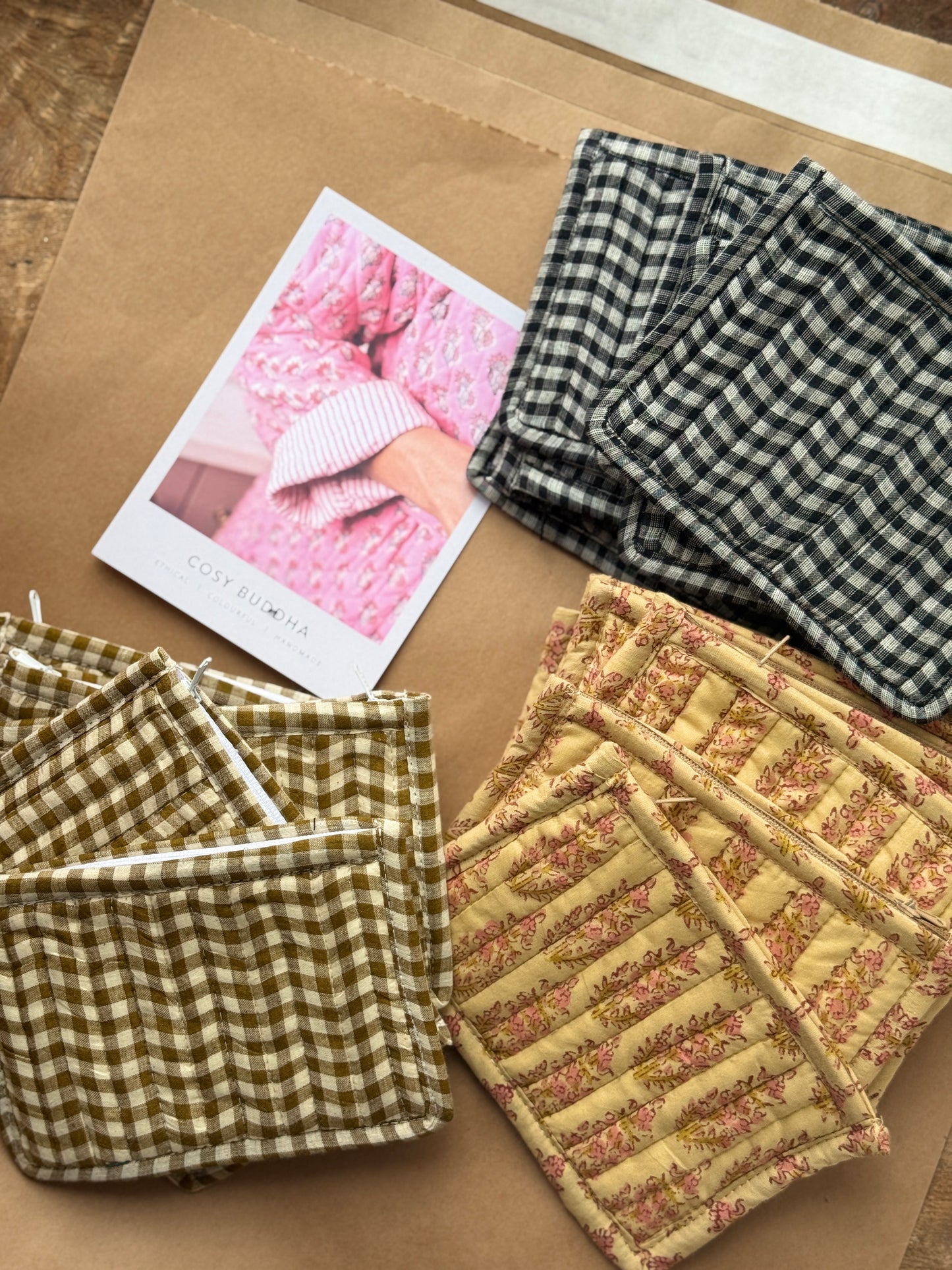 Block Print Coin Purses