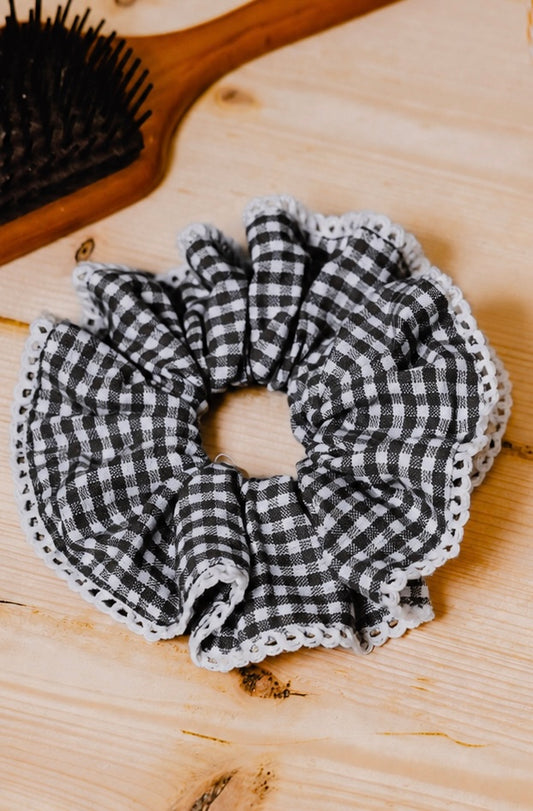 Block Print Scrunchies