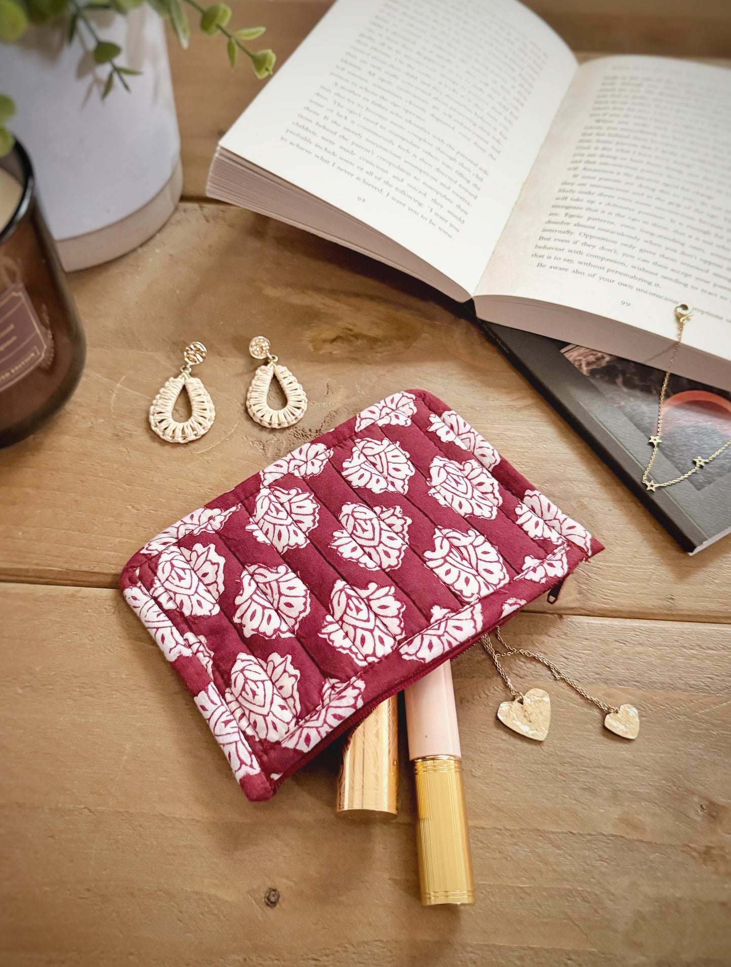 Block Print Coin Purses