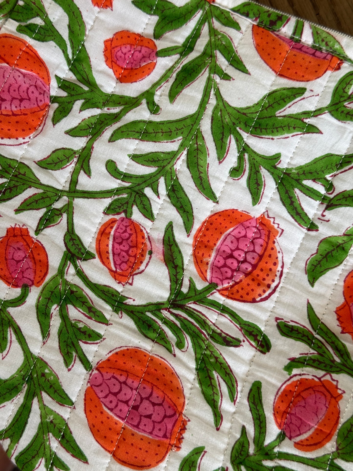 CLEARANCE Hand Block Printed Wash Bags