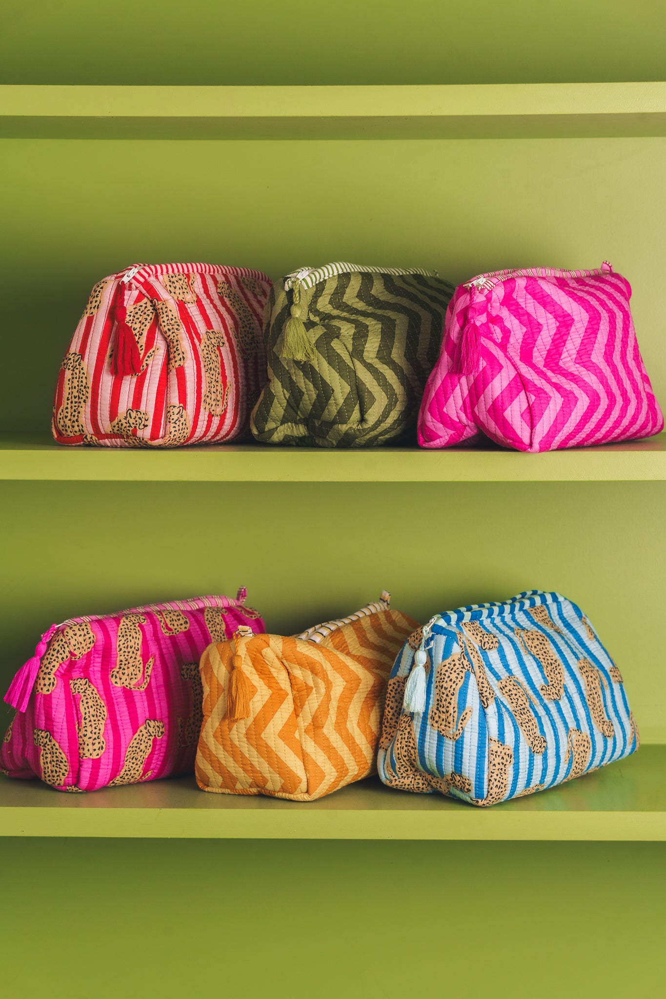 Hand Block Printed Wash Bags