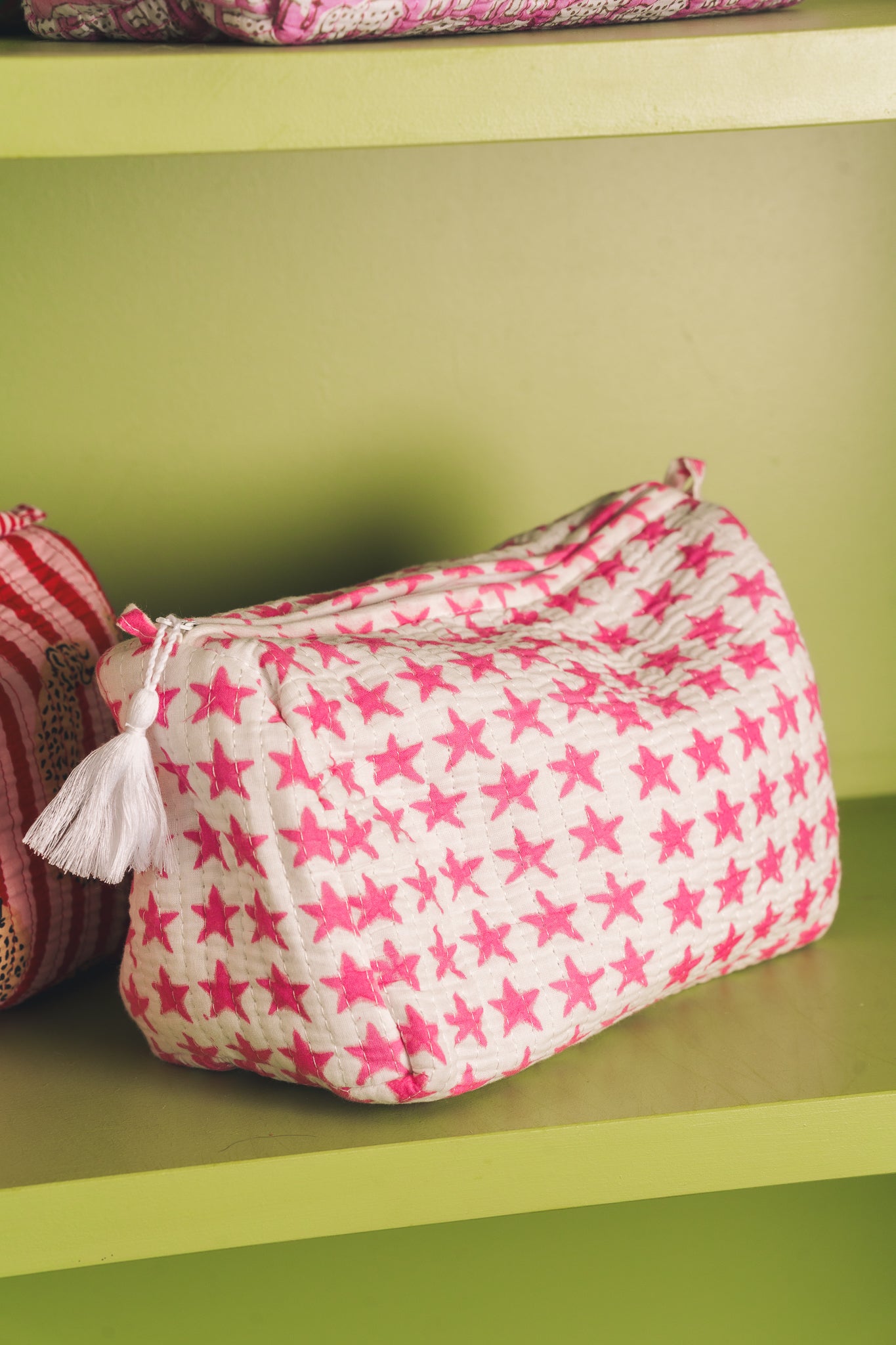 Hand Block Printed Wash Bags