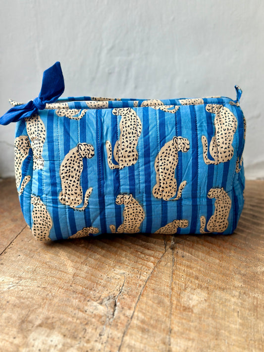 CLEARANCE Hand Block Printed Wash Bags
