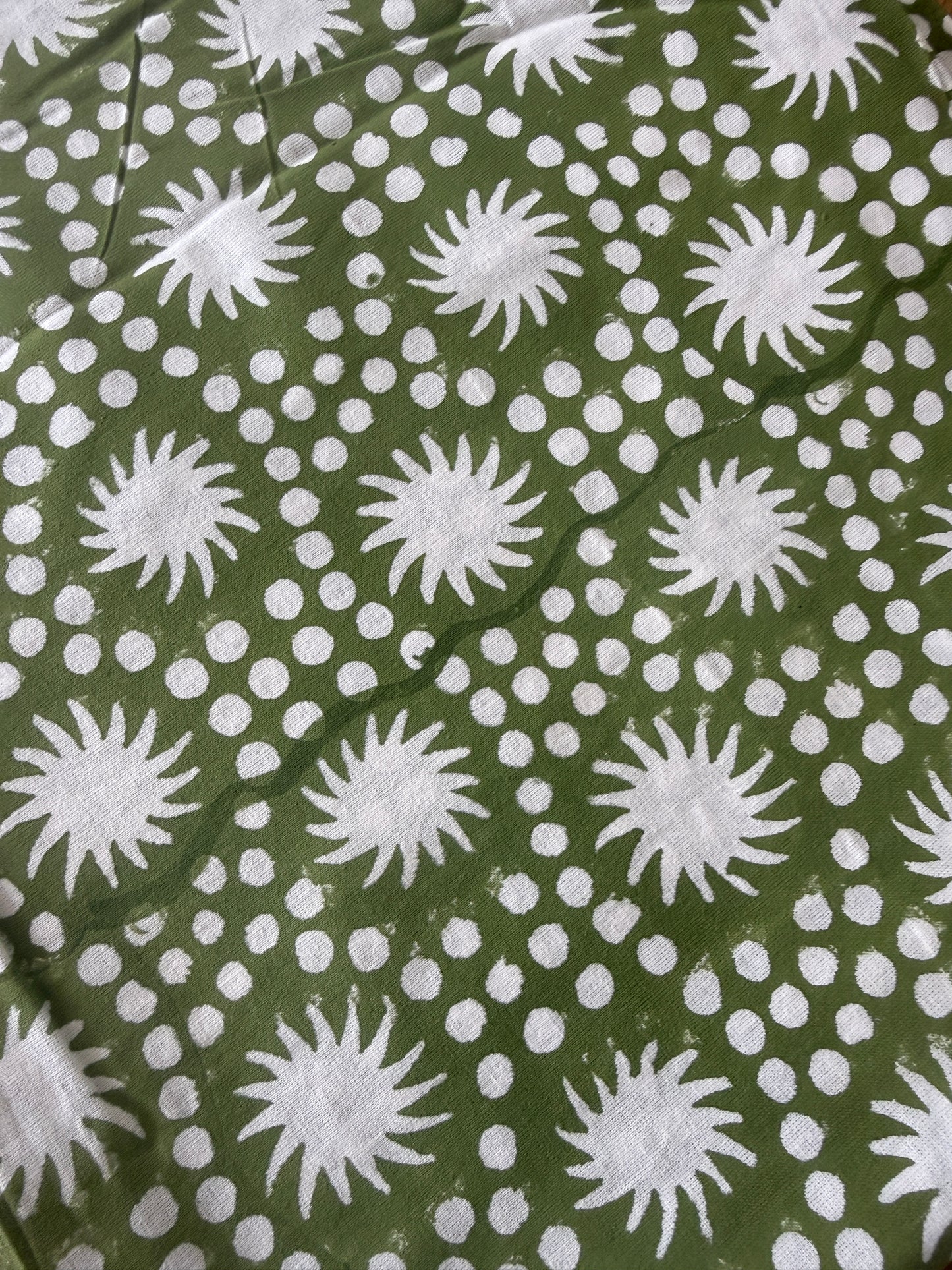 SECONDS Sunburst Block Print Tablecloths