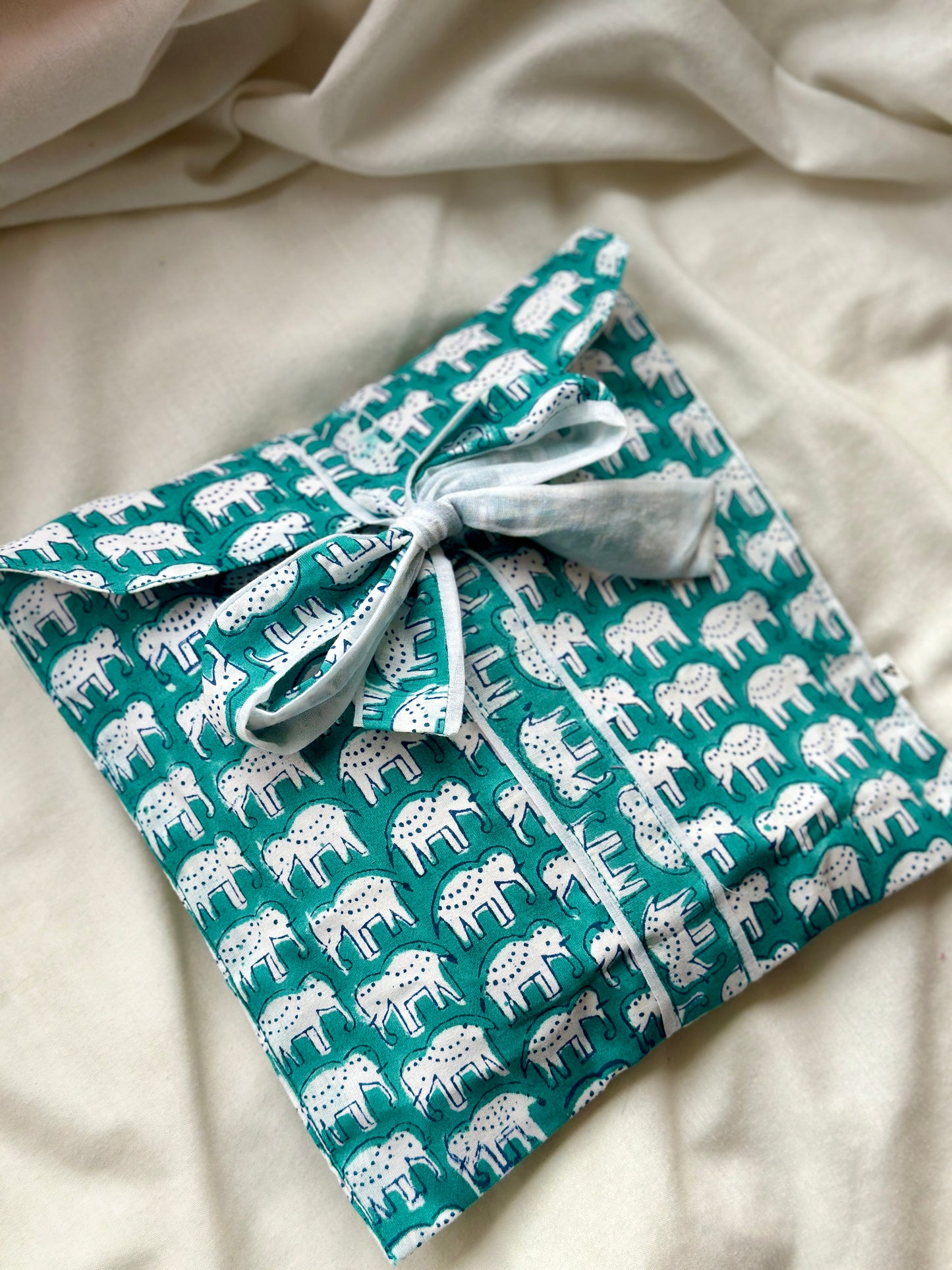 Children’s Elephant Block Print Pyjamas