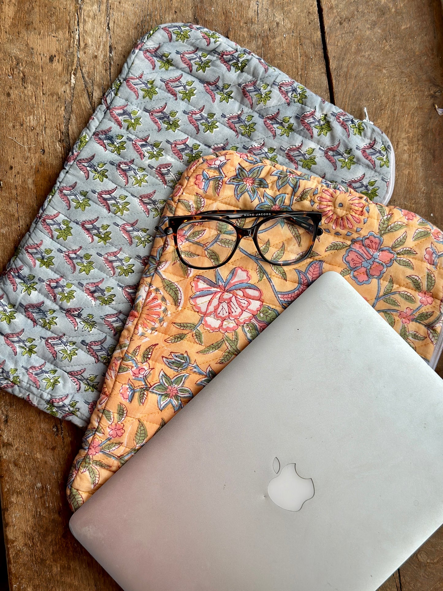 Hand Block Printed Laptop & Tablet Sleeves