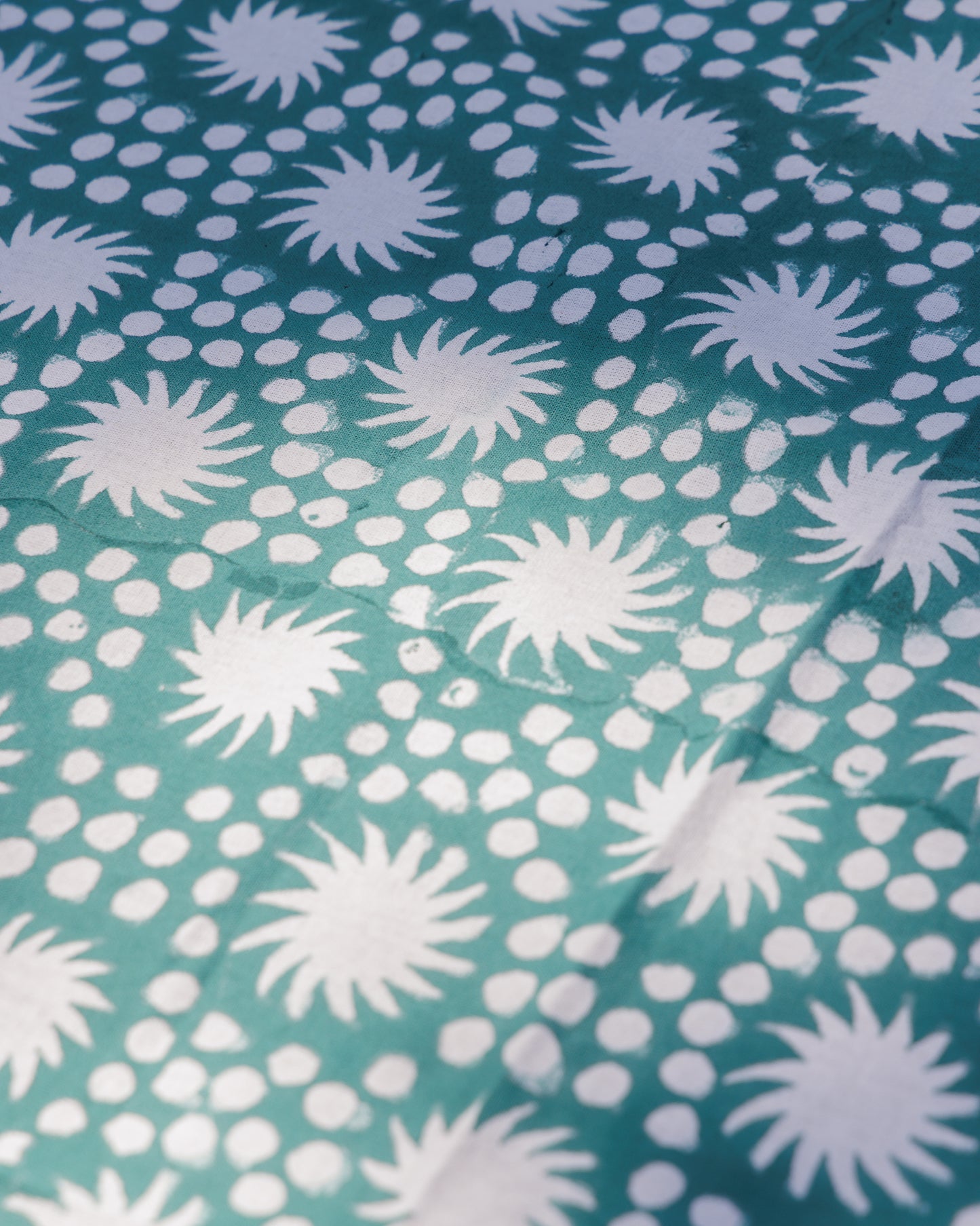 Sunburst Block Print Tablecloths
